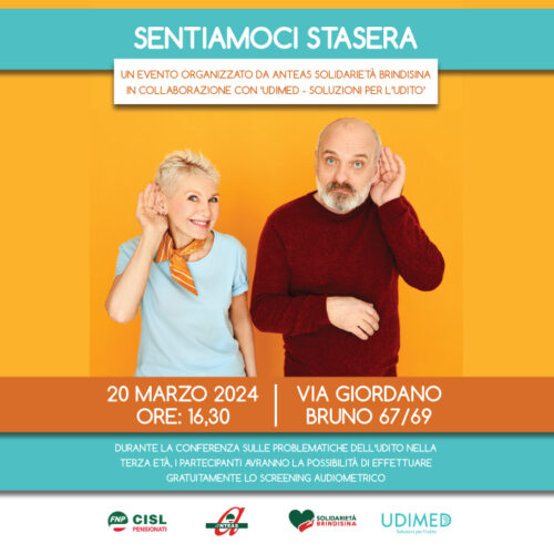 Sentiamoci Stasera – UDIMED Soluzioni per l’Udito